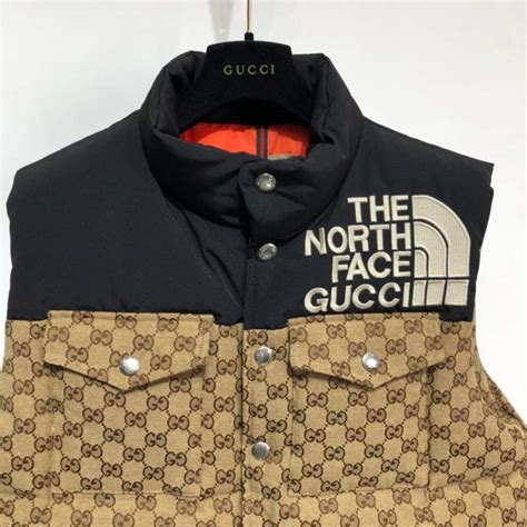 gucci vest jacket|Gucci north face puffer vest.